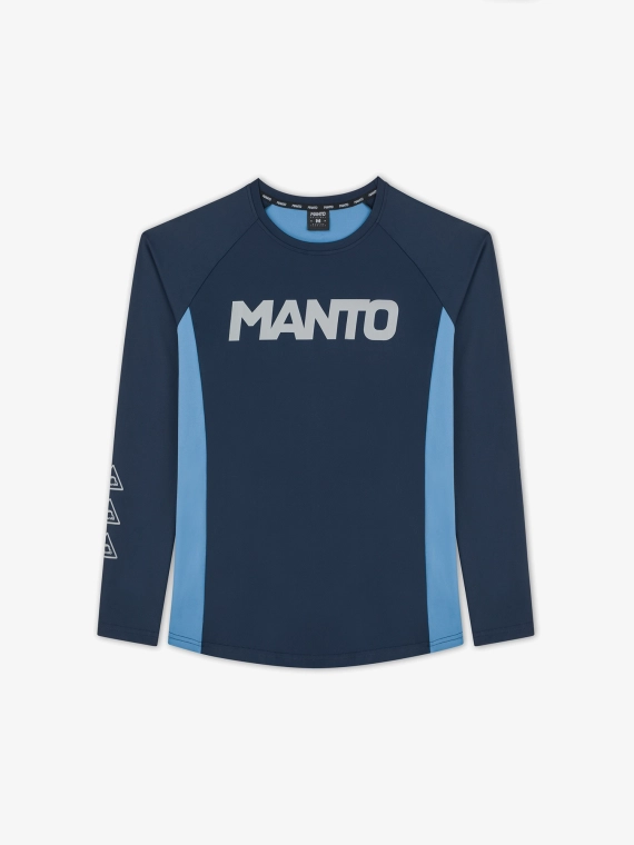 MANTO technical longsleeve LOGOTYPE navy blue