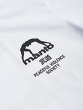 MANTO t-shirt SOCIETY weiss