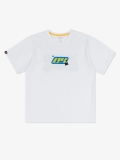 MANTO t-shirt RACING OVERSIZE weiss