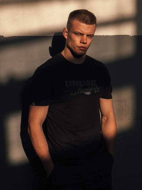 MANTO t-shirt RESOLVE schwarz