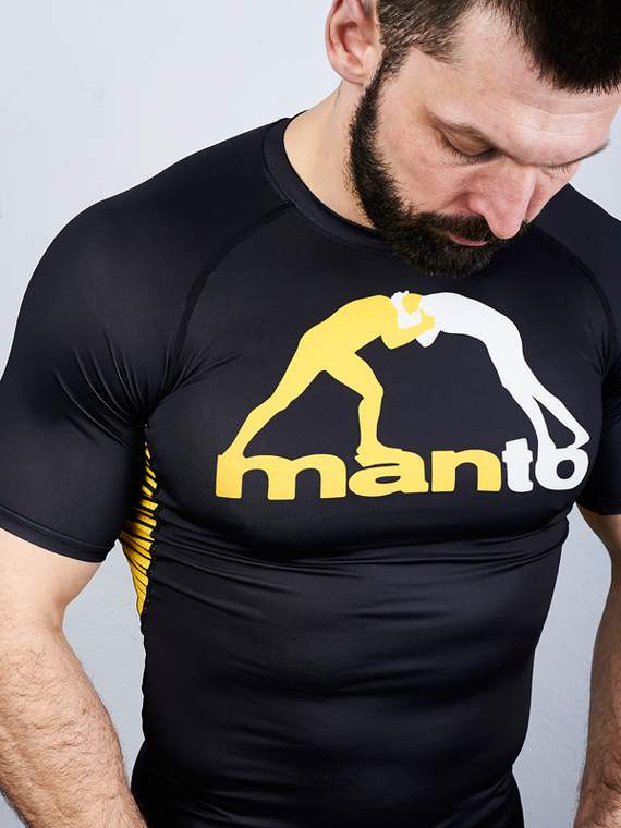 MANTO rashguard LOGO black