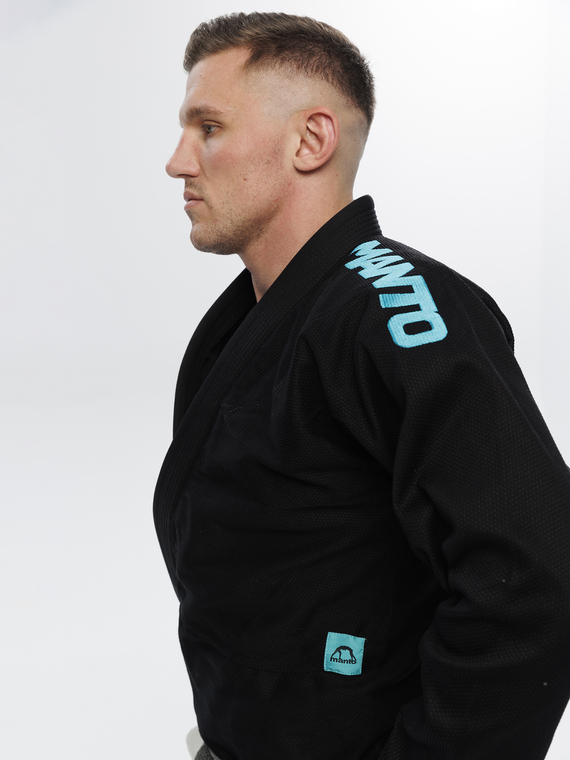 MANTO "X5" BJJ GI schwarz - türkis