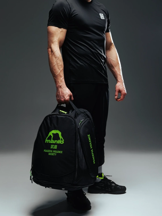 MANTO XL convertible backpack SOCIETY black