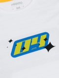 MANTO t-shirt RACING OVERSIZE weiss