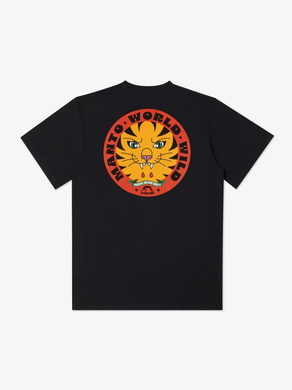 MANTO t-shirt WORLDWILD black 