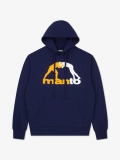 MANTO hoodie LOGO 25 marineblau