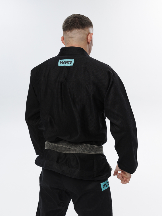 MANTO "X5" BJJ GI black - turquoise