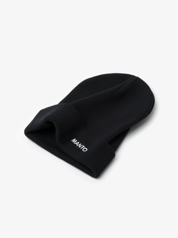 MANTO cuff beanie BASE schwarz
