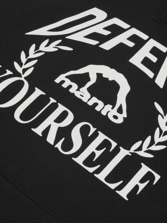 MANTO hoodie DEFEND schwarz