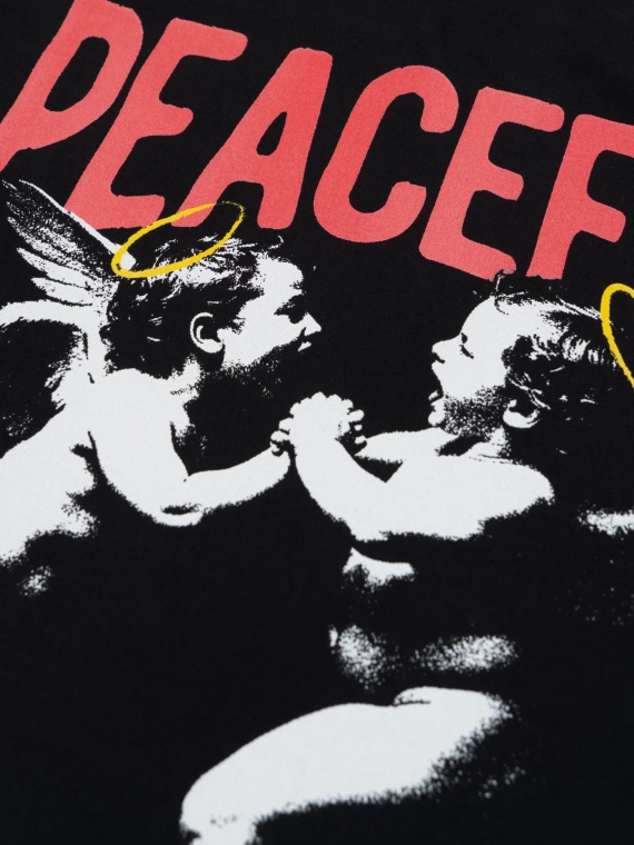 MANTO t-shirt ANGELS schwarz