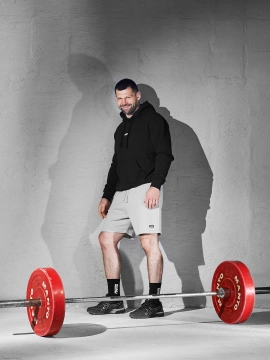 MANTO shorts ICON heather gray