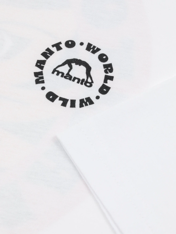 MANTO t-shirt WORLDWILD white