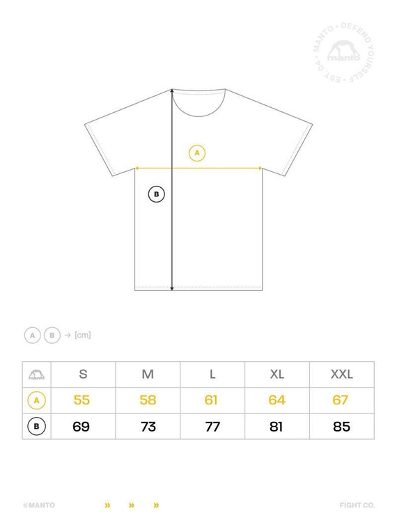 MANTO t-shirt HARMONY OVERSIZE gelb