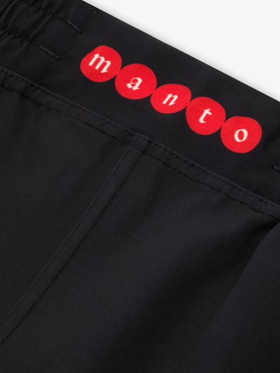 MANTO fight shorts TWO SIDES black