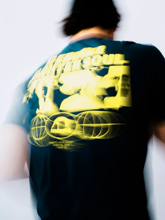 MANTO t-shirt FIGHTER SOUL marineblau