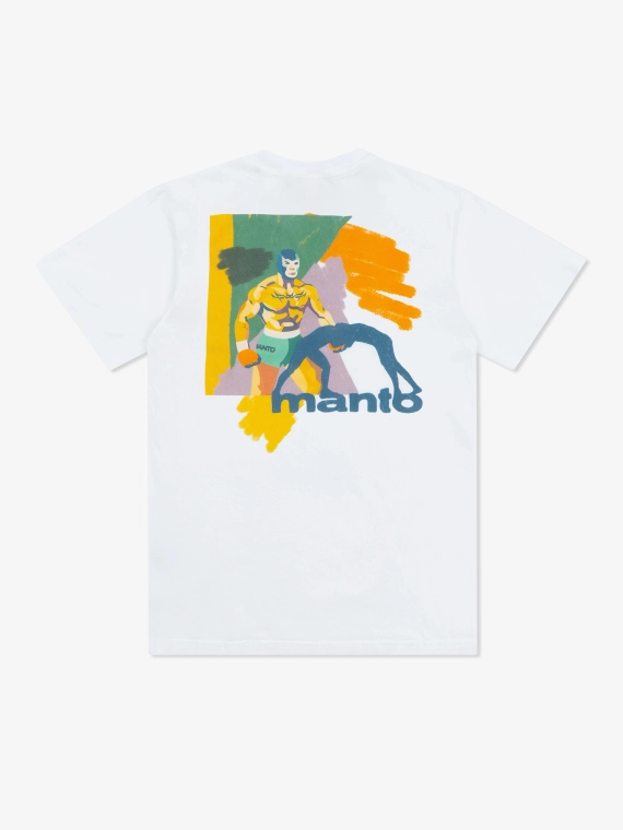 MANTO t-shirt LUCHADOR white