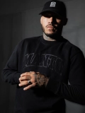 MANTO crewneck VARSITY black