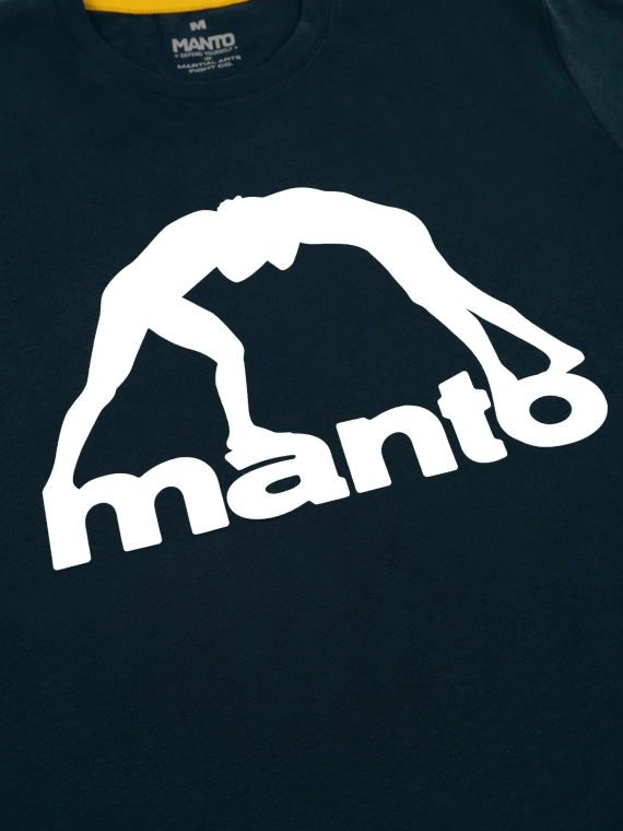 MANTO t-shirt VIBE 25 navy blue-white