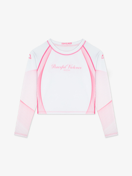 MANTO rashguard PEACEFUL VIOLENCE white