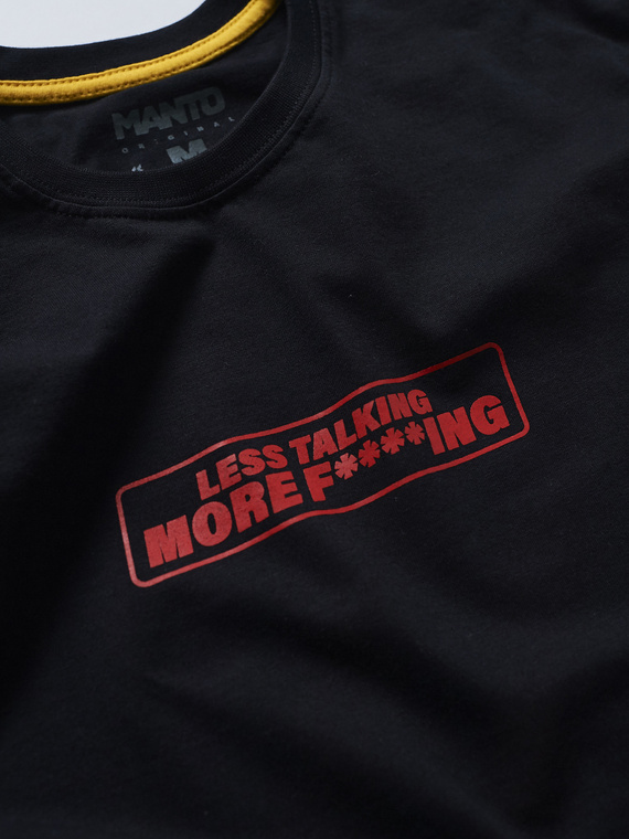 MANTO t-shirt FIGHTING schwarz