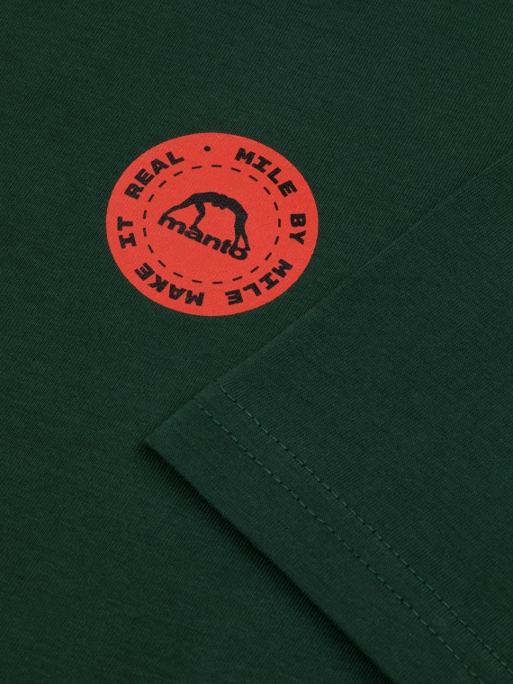 MANTO t-shirt STAMP 25 kieferngrün