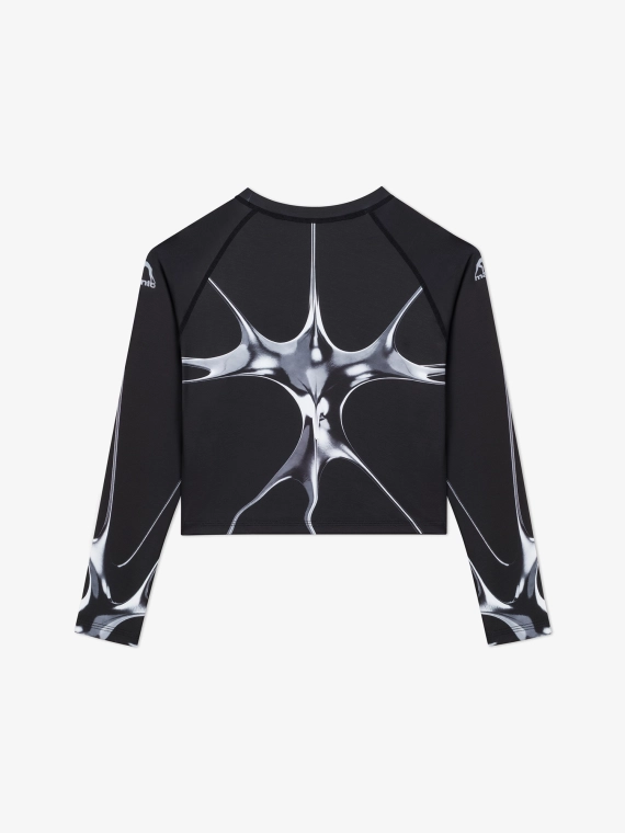MANTO rashguard CHROME schwarz