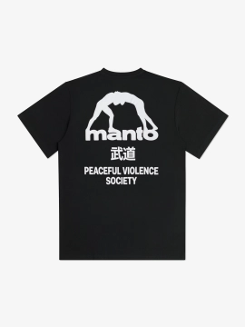 MANTO t-shirt SOCIETY black