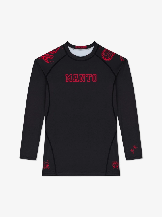 MANTO long sleeve rashguard MIKO schwarz