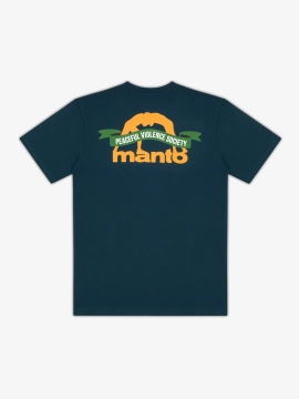 MANTO t-shirt RIBBON marineblau