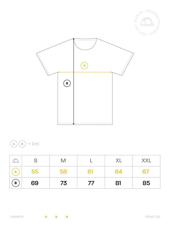 MANTO t-shirt THICKO OVERSIZE weiss