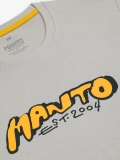 MANTO t-shirt MARKER light gray 