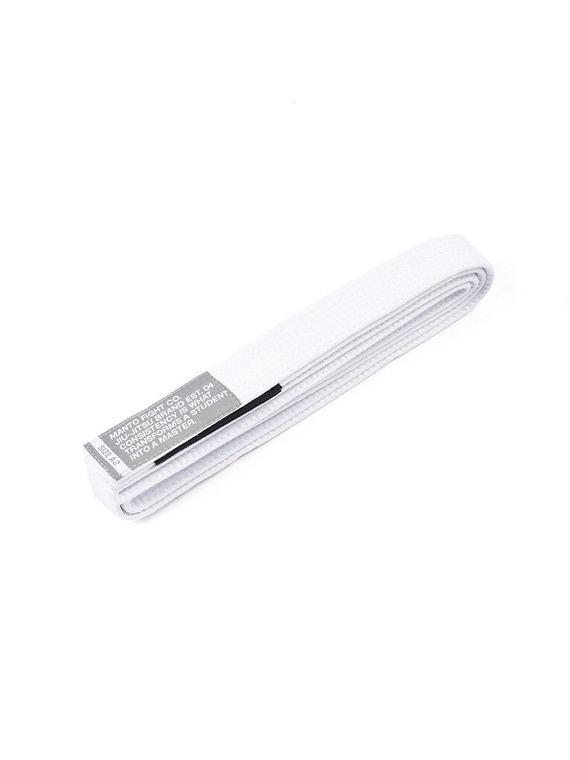 MANTO belt BJJ MOTTO white