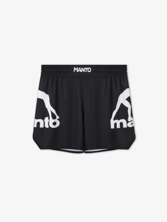 MANTO fight shorts LOGO DUAL schwarz