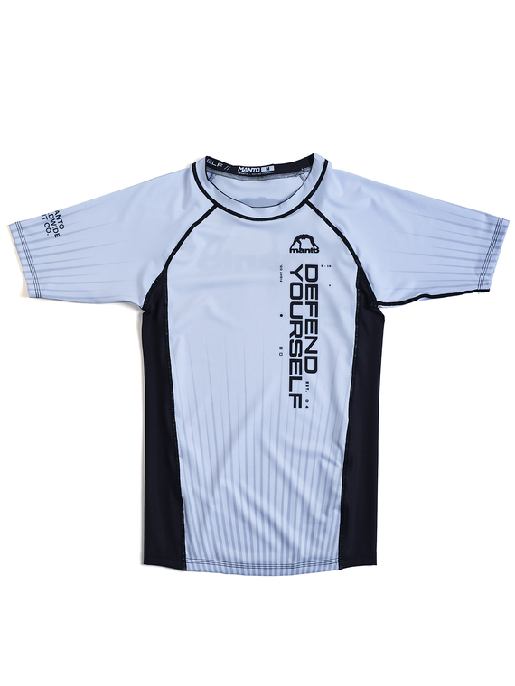 MANTO rashguard RANKED weiss