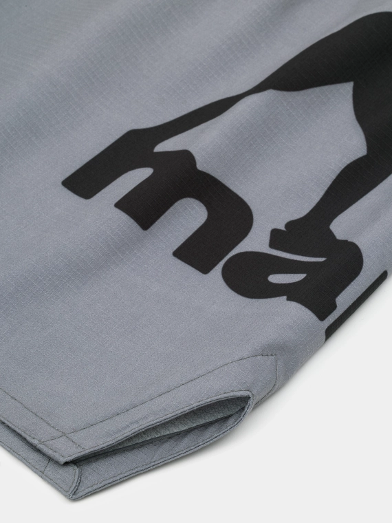 MANTO fight shorts LOGO DUAL grau