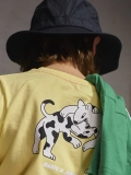 MANTO kinder t-shirt DOGS gelb