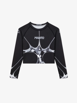 MANTO rashguard CHROME schwarz