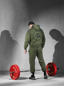 MANTO hoodie LABEL 25 OVERSIZE khaki