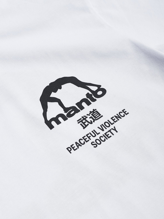 MANTO t-shirt SOCIETY white