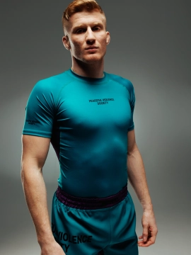 MANTO rashguard SOCIETY grun