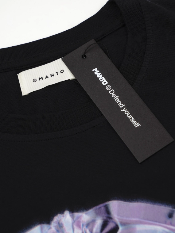 MANTO t-shirt MIRAGE black