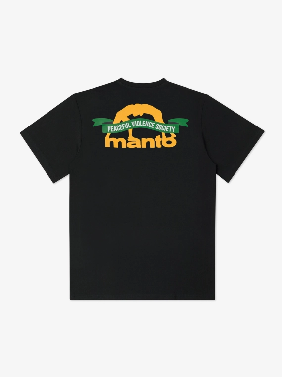 MANTO t-shirt RIBBON black
