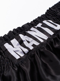 MANTO shorts MUAY THAI DUAL schwarz/silber
