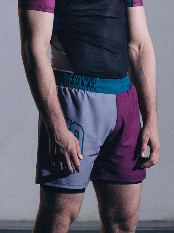 MANTO fight shorts VARSITY multicolor