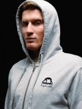 MANTO hoodie FIGHT COMPANY heather gray