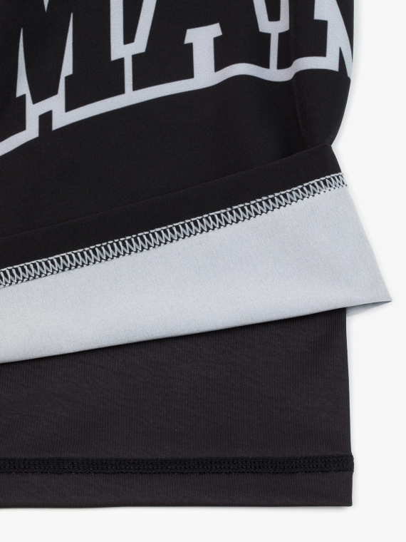 MANTO fight shorts VARSITY black