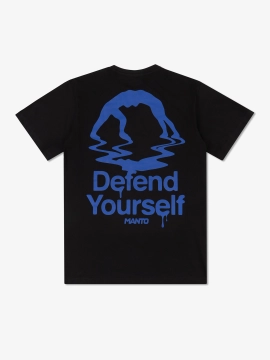 MANTO t-shirt DRIP schwarz