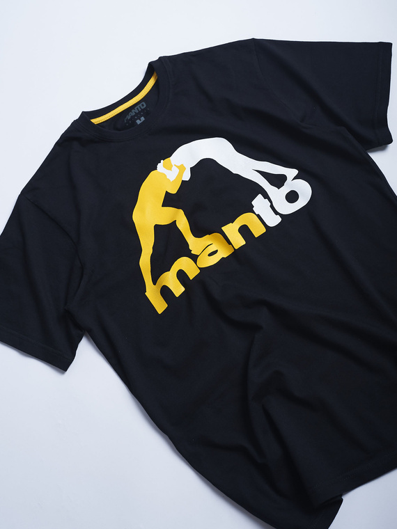 MANTO t-shirt LOGO schwarz
