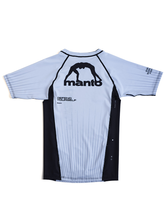MANTO rashguard RANKED weiss
