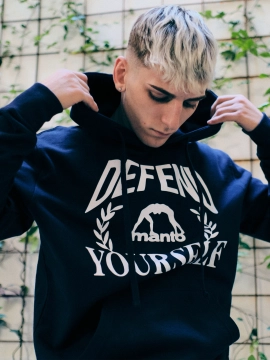 MANTO hoodie DEFEND marineblau